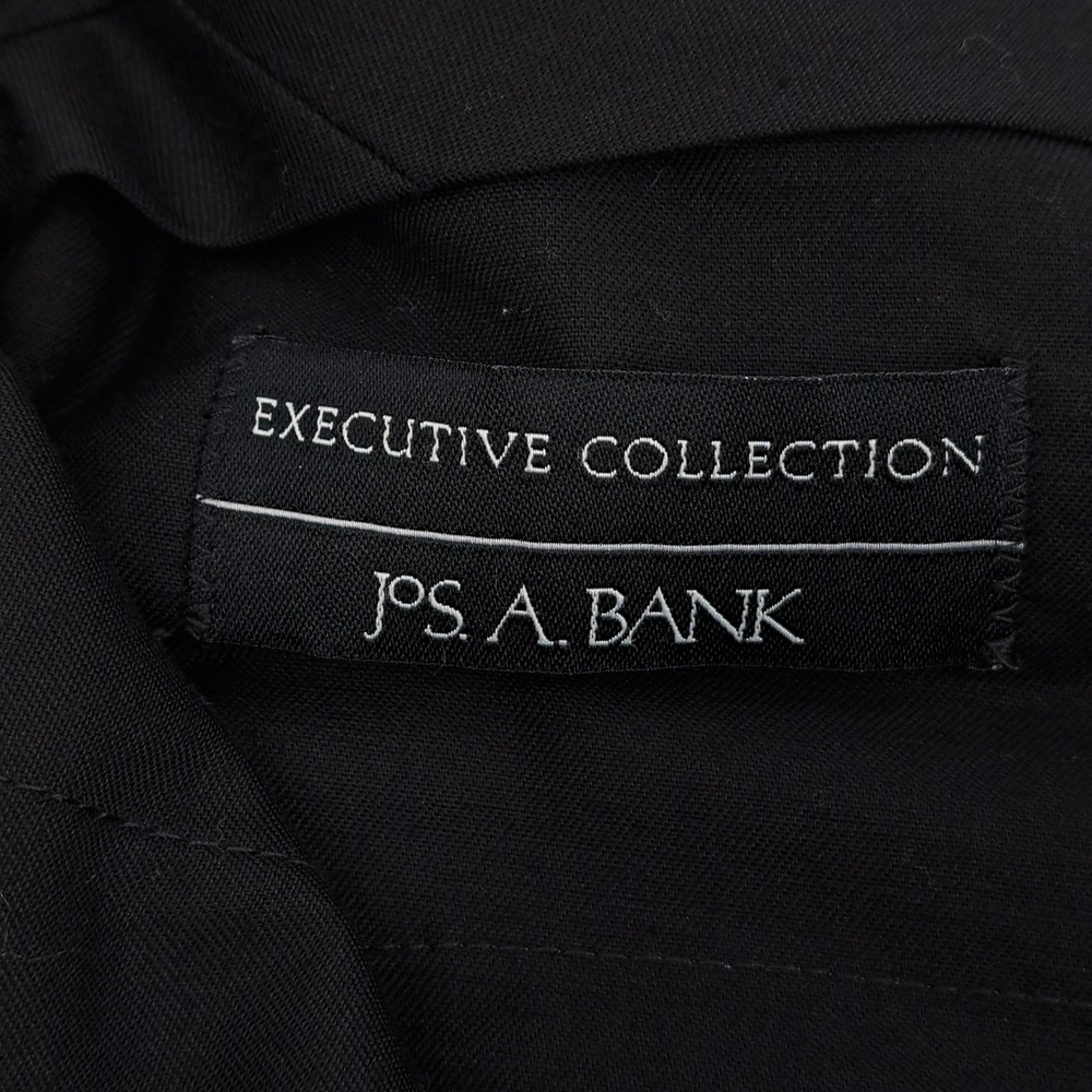 Jos A Bank Executive Collection Mens Pleated Dress Pants 36x30 Brown Wool Blend - Picture 7 of 11